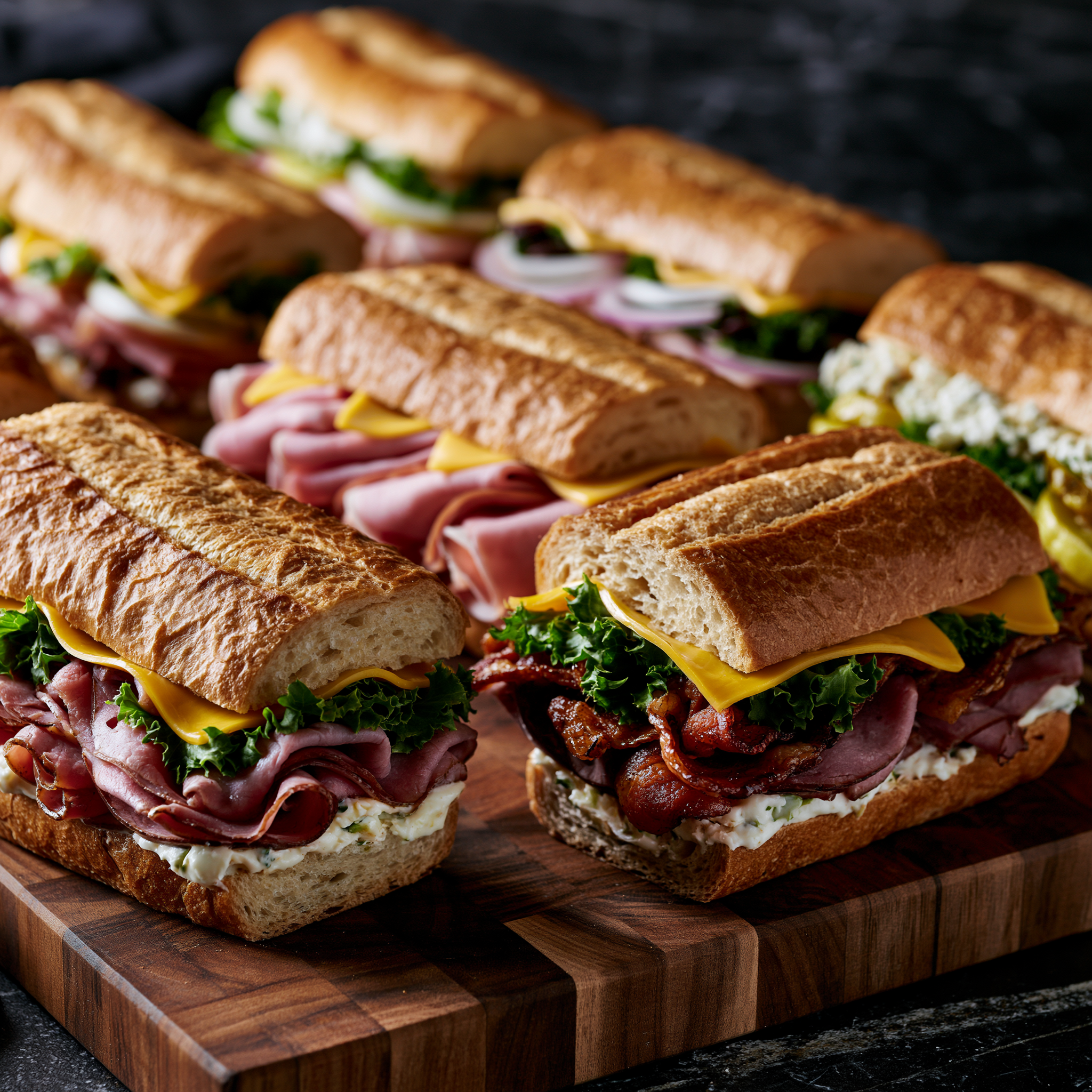 Premium deli sandwiches for school lunches